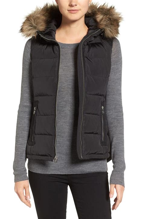 michael kors puffer vest with hood|michael kors winter vest.